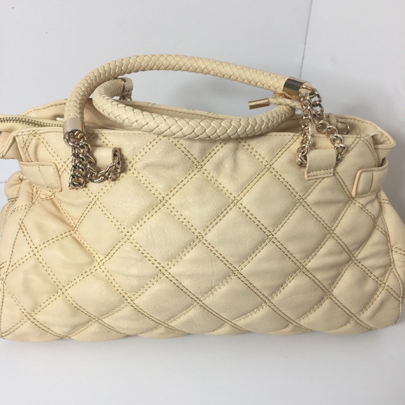 Bebe “Catherine” Butter Yellow Quilted Bag - Picture 15 of 16